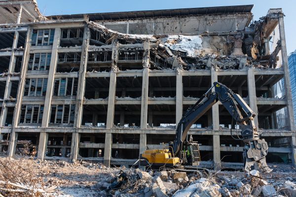 Commercial Building Demolition in La Crosse